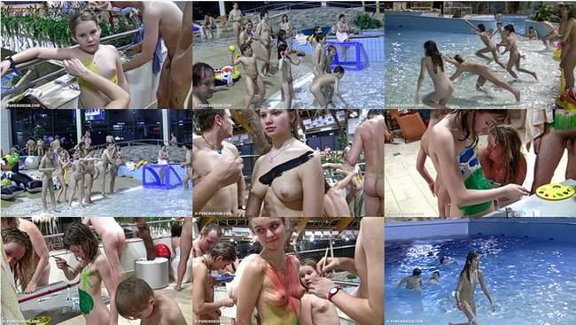 Nudism in pool video - Escaping the hot sun