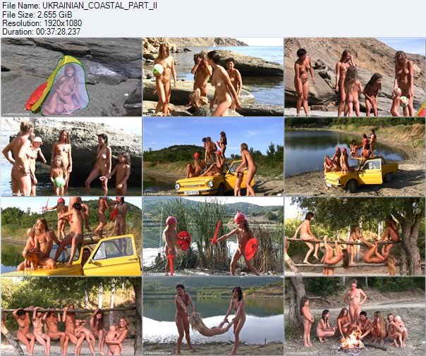 Nudists of Central Europe - Ukrainian coastal